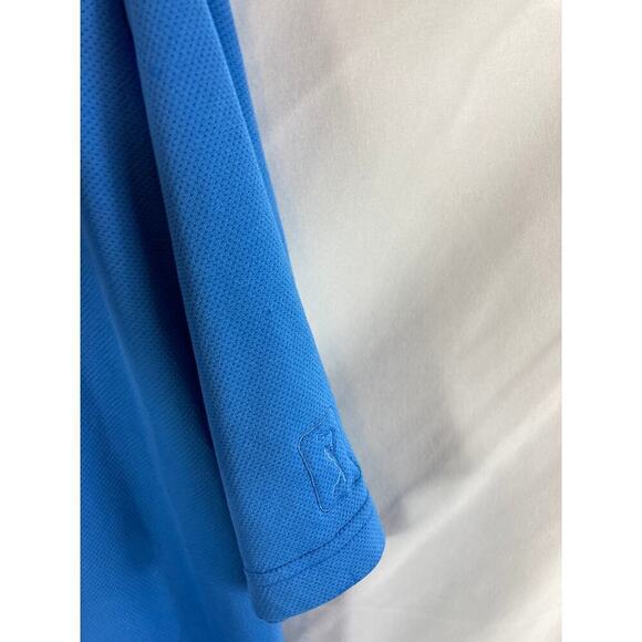 PGA Tour Airflux Mens Polo Blue Size XL - Picture 3 of 5